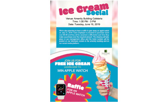 Ice Cream Social Poster